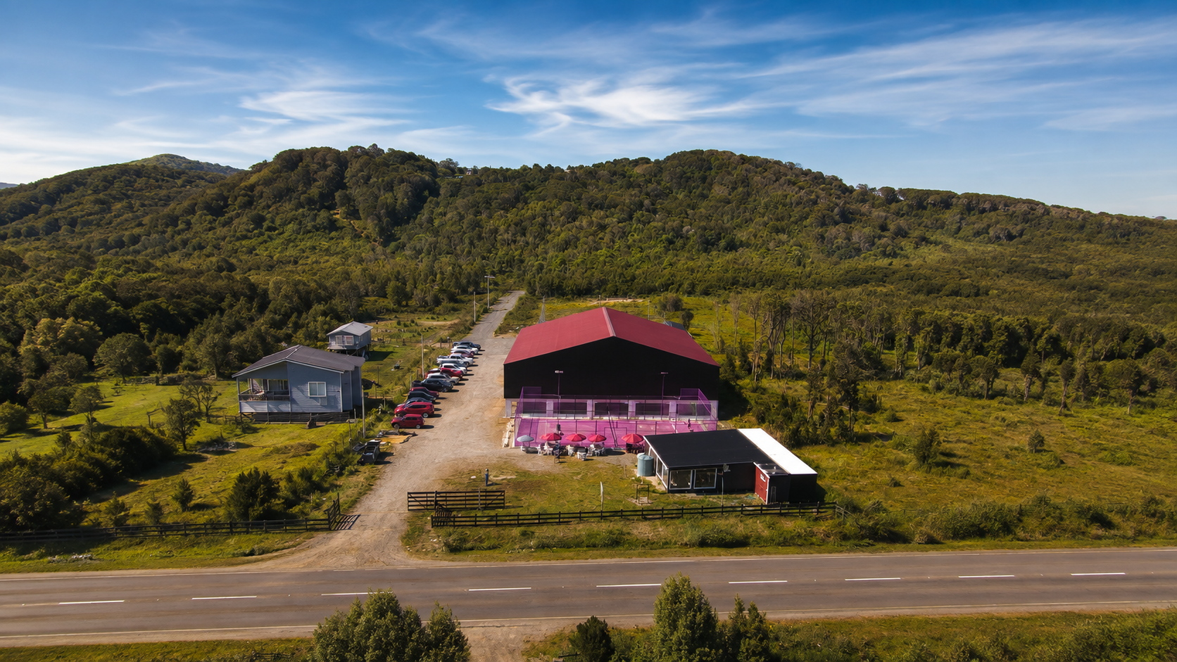 Vista de Club Bahía Sports en Lechagua, Ancud